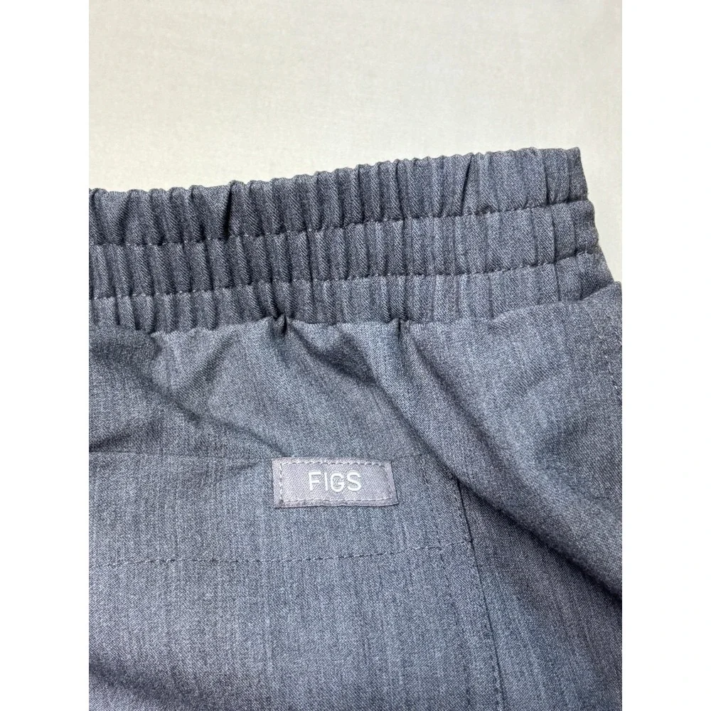 FIGS High Waisted Yola Skinny Scrub Pants Large W34 L29 Gray Heathered tw2000r